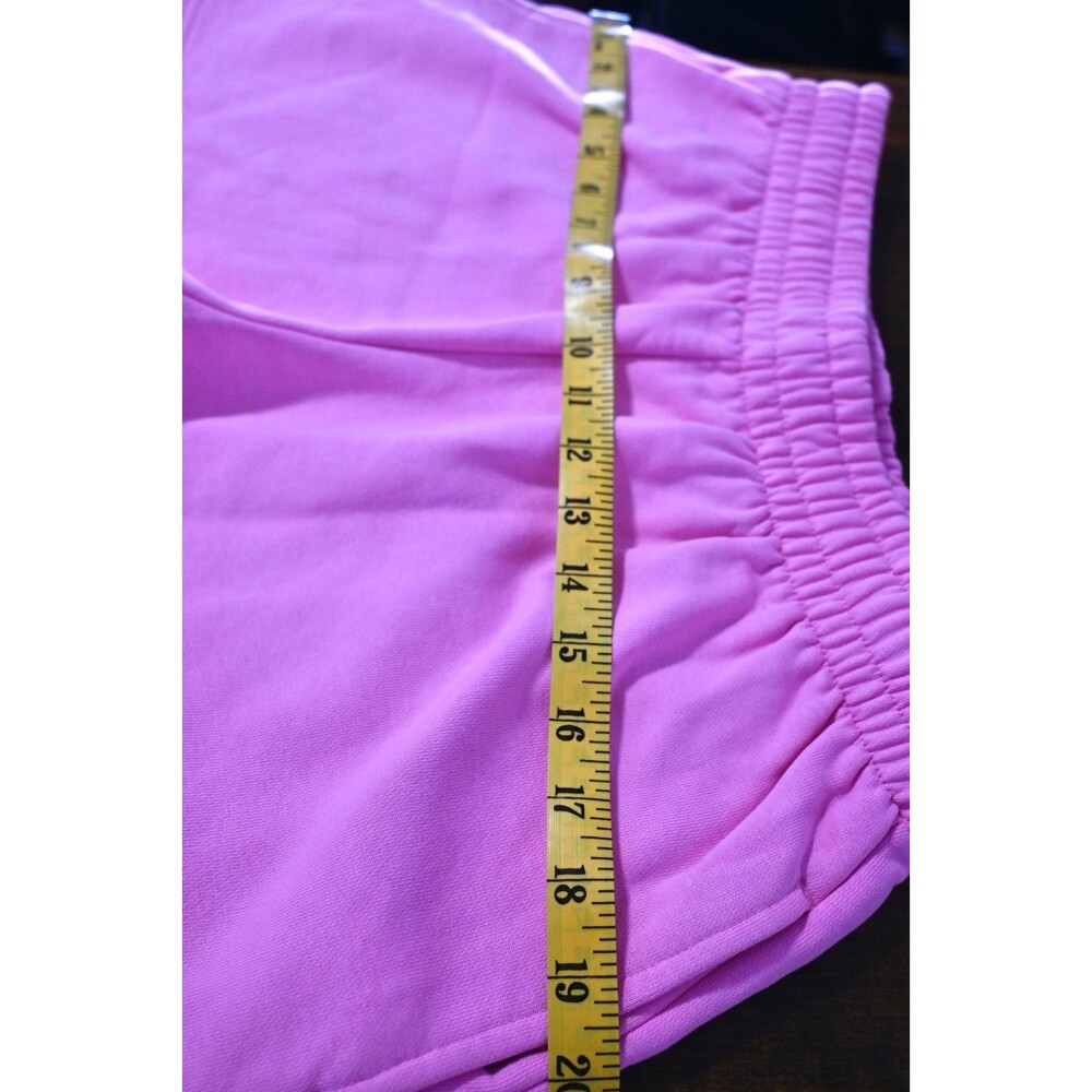 Unlike Humans Pink Sweat Shorts Women’s M Elastic Waist Lounge Casual - Picture 3 of 10